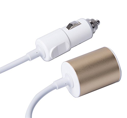 DaoRier KFZ Ladekabel Car Charger 5V/2A 2-USB 1.5m Long Line Stromkabel Aluminiumschale DC12V~24V für Iphone Galaxy Huawei Handy Tablet GPS - 5