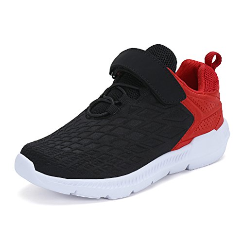 AFFINEST Scarpe Sportive Bambini e Ragazzi Scarpe da Corsa Ginnastica Respirabile Mesh Running Sneakers Fitness Casual(Nero,36)