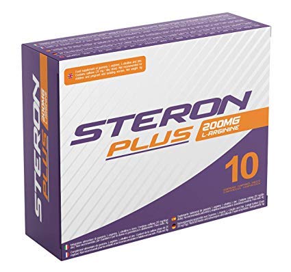 Steron Plus 200mg 10 Comprimidos | Potencia Inmediata Máxima, Acción Extendida, Sin Efectos Secundarios, 100% Natural