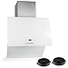 Produktbild Klarstein RGL60WH Set Abzugshaube + Aktivkohlefilter (Wandhaube, 60 cm breit, Abluftleistung 550m³/h, 3 Leistungsstufen, umrüstbar auf Umluftbetrieb mit 2 x Aktivkohlefilter) weiß