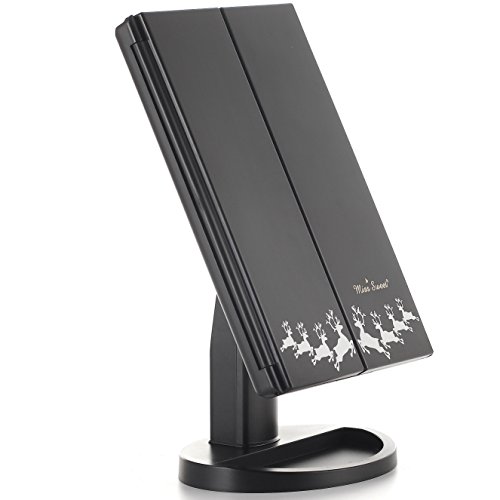 Preisvergleich Produktbild Miss Sweet LED-beleuchteter Schminkspiegel schwarz