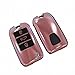 Produktbild FUBULECY Für Roewe Schlüsselanhänger Abdeckung Full Protection Schlüsselanhänger mit Schlüsselkette Kompatibel mit Keyless-Fernbedienung Smart rx5 i5 i6 ei5 Key Series (Farbe : Pink)