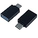 Produktbild USB Typ C auf USB 3.0 High Speed Mini Adapter, langlebigem Metall/Aluminium, für alle usb-c Geräten, einschließlich Macbook Pro, Google Pixel, LG G5, HTC 10, Samsung Galaxy S8, Chromebook Pixel etc. – Schwarz