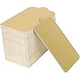 BIG BOX 100 Pastry Board Rectangle Mini Cake Base Boards, Gold Mousse Cake Cardboard Set, Ideal for Dessert Buffet, Wedding, Parties, Catering Supplies