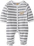 Steiff Unisex Baby 0002848 1/1 Sleeves Striped Romper