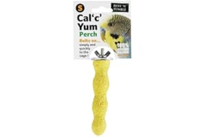 Ruff N Tumble Cal 'C' Yum Perch, Small, Yellow