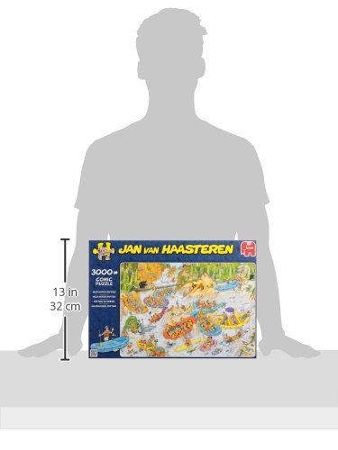 Jumbo Games Jan Van Haasteren Wild Water Rafting Jigsaw Puzzle (3000-Piece)