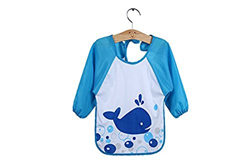 Haimoburg Wasserdicht Ärmellätzchen Nässeschutz Babylätzchen Baby-Latz 1 bis 3 Jahre alt - 3