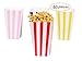 Price comparison product image Yolito Mini Popcorn BoxStriped Popcorn Paper Containers for Movie Night, Picnic,BBQ,Paty Favor, Pack of 40 (4color)