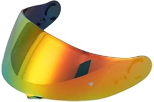 Guajiro – Visier kompatibel mit Shoei Gt Air – Gt Air 2 – Neotec – Opticson – Cns 1 | Polycarbonatscheibe vorbereitet für Pinlock | Kratzfest und beschlagfrei (Rot)
