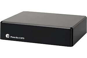 Pro-Ject Phono Box E BT 5 Streaming BT5 sans Fil avec aptX HD pour Sources Phono et Ligne Noir