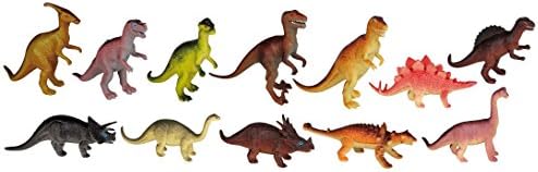 Dinosaur models set of 12 plastic toy figures