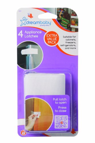 Dreambaby Appliance Latch (Pack Of 4, White)