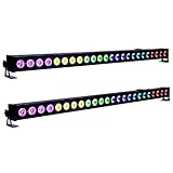 led bar rgb Einfache Installation: Mit Montagewinkel kann LED Lichtleiste vertikal,horizontal und sogar auf dem Kopf installiert werden.
