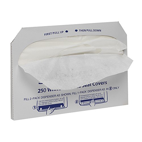 Georgia-Pacific Safe-T-Gard Toilet Seat Covers - White, 17" X 14.5", Case Of 20 Packs (250 Each)