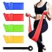 Produktbild Fitnessbänder 4er-Set 2m, Extra Lange Theraband Set Fitnessband Gymnastikband Widerstandsbänder mit 4-StärkenLeicht, MIttel, Schwer, X-Schwer) Trainingsband für Yoga, Pilates, Reha, Physiotherapie