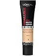 L'Oreal Paris Cover Liquid Foundation, With 4% Niacinamide, Long Lasting, Natural Finish, Available in 20 Shades, SPF 25, Infallible 24H Matte Cover, Shade 130, 30ml