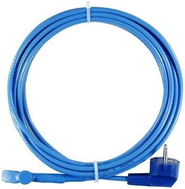 Pipe Heating Cable, 8m, Plug-in, self-regulating, with Thermostat, Made in Europe