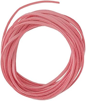 4 Metres of Cord Flat Lace Suede Suedine Pink Way 3x1,5 mm – gratuite- Creation Pearl