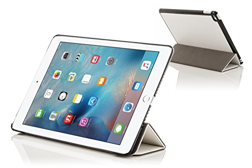 Forefront Cases® Neue Leder Hülle Tasche Case Cover für Apple iPad Pro 12.9 WIFI 128 GB Gold – 12,9″ Tablet – Rundum-Geräteschutz und intelligente Auto-Sleep-Wake-Funktion – inkl. Eingabestift - 2