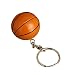 Produktbild TOYMYTOY Basketball Keychain Schlüsselanhänger Basketball Fans Souvenir Geschenk Auto Tasche Anhänger 4 cm (Orange Glatte Oberfläche)