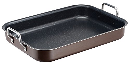 Tefal J1605902 Success Professional Aluminium Baking Dish with Handles - Brown - 27 x 37 x 4.5 cm