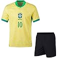 Neimaar 10 Football Jersey 2024/25 with Black Shorts