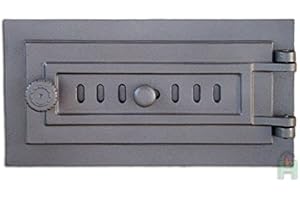 Sellon24® H1609 - Puerta de horno (398 x 203 cm, hierro fundido)