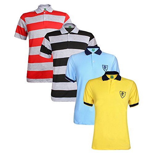 Keri Mens Multicolor Cotton Polo T-Shirt Combo Pack Of 4 - Striped and Solid Design RS.999 (67.00% Off) - Amazon Keri Mens Multicolor Cotton Polo T-Shirt Combo Pack Of 4 - Striped and Solid Design RS.999 (67.00% Off) - Amazon