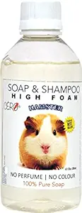CERO High Foam Shampoo for Hamster, NO Perfume | NO Colour, 100% Pure Soap (200ml)