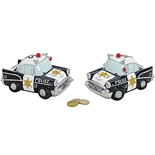 Spardose,Sparschwein Polizei Wagen mit Schraubverschluss - 2