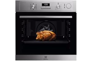 Electrolux SenseCook Dampfgarer mit SteamCrisp Serie 600, LOC3S40X2, Einbauofen, Klasse A, Schnellgrill, Öko-Backen, Pizza, Dampfgaren 25%, Farbe Edelstahl, Anti-Fingerabdruck