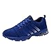 Produktbild OYSOHE Herren Sicherheitsschuhe Unisex Sportlich Schuhe Leicht Atmungsaktiv Rutschfeste Arbeitsschuhe Abriebfeste Schutzschuhe(Blau,40 EU)