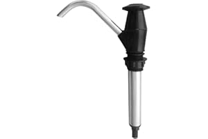 Riloer Universal Hand-Operated Drum Pump for RV Caravan Kitchen Drinking Fountains, Durable Portable Caravan Sink Hand Pump Replacement for Camping Traveling