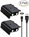 Produktbild TPFOON Twin 600mAH Akku Battery Pack und 3M Ladekabel für Microsoft Xbox One / Xbox One S / Xbox One X Wireless Controller