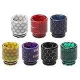Drip Tip Snakeskin Epoxy Resin 810 Mouthpiece for TFV12 Atomizer RDA RTA Tank E Cigarettes Vape Accessories