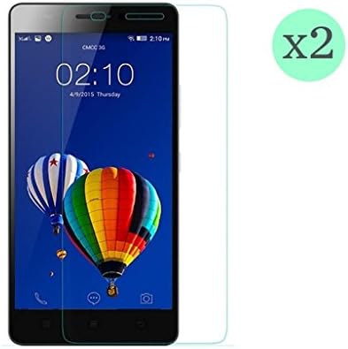 Granadatech@ [Pack of 2] Tempered glass screen protector for Lenovo K3 NOTE (thickness 0.3 mm) HD quality, rounded corners 2.5D, 9H high shock resistance. No bubbles when installing the screen protector