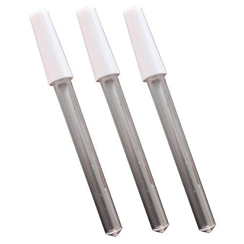 3 Stück Set Glas Wein Thermometer aus Deutscher Herstellung . Glasthermometer mit roter Weingeistfüllung Temperatur für Weisswein , Rotwein , Bordeaux , Landwein - 2