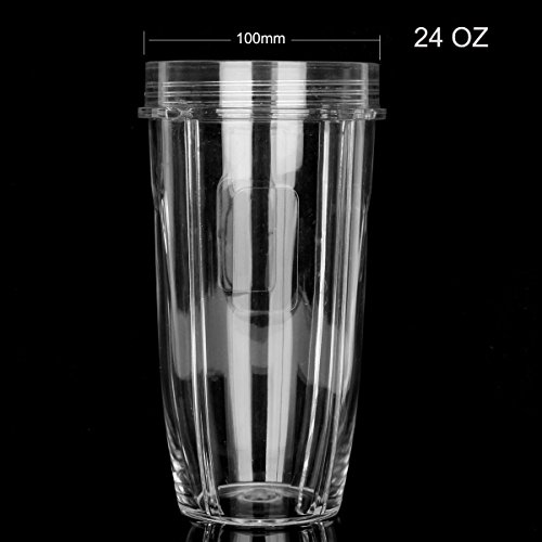 UNIQUEBELLA Ersatzteile fuer ninja, 24 OZ Kleine Tasse, Cup Entsafter Zubehör Für ninja Blender Entsafter - 2