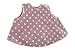Messy Me Tunic / Tabard Style Oilcloth Bib (Dusty Pink)