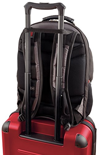 Wenger 600628 aktualisieren 15  MacBook Pro Rucksack  Anti-Scratch Futter mit dedizierten 10  iPad Tasche in schwarz grau  20 Liter 