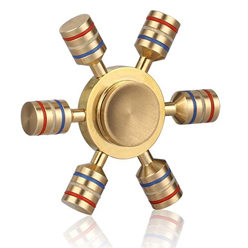 Finger Spinner, Lamshaw New 2017 Hand Spinner Metal Color Glow In The Dark (color)