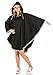 Produktbild Outarray Regenponcho für Damen und Herren - wiederverwendbar Wasserdichte Fahrrad Regencape mit Reflexionsstreifen - Fahrradponcho für Männer und Frauen