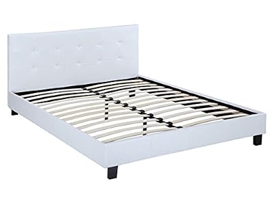 Habitat et Jardin - Lit Julia - 140 x 190 cm - Blanc