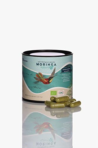 Organic Moringa 120 Vegetable Capsules