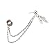 Produktbild Damen Ohrringe Schmuck Ohrstecker stecker DAY.LIN Punk Persönlichkeit Clip Tassel Blatt Charme Metall Ohrclip Ohrstecker (B)