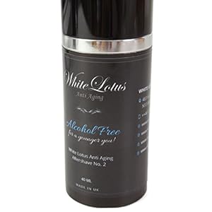 Alcohol Free Aftershave For Men- All Natural Aftershave Lotion No.2 by White Lotus Anti Aging. Natural Alcohol Free… - Image 3