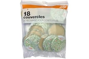 LE PARFAIT Sachet de 18 couvercles pour confituriers 82mm