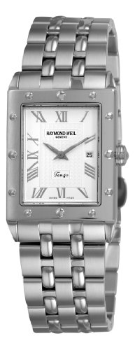 Raymond Weil 5381-ST-00658 28mm Silver Steel Bracelet & Case Anti-Reflective Sapphire Men's Watch