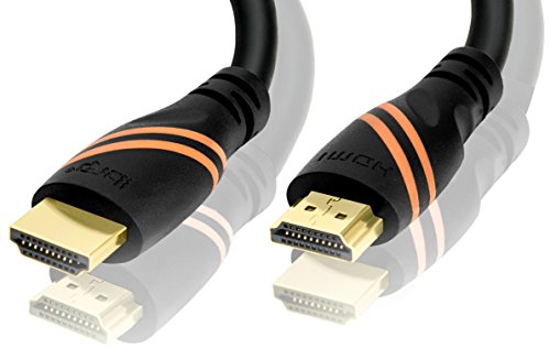 2m - Ultra HD 4k HDMI Kabel 1.4a / 2.0 | High Speed with Ethernet | Ultra HD 2160p / Full HD 1080p | 3D / ARC / CEC | 2,0 Meter - IBRA